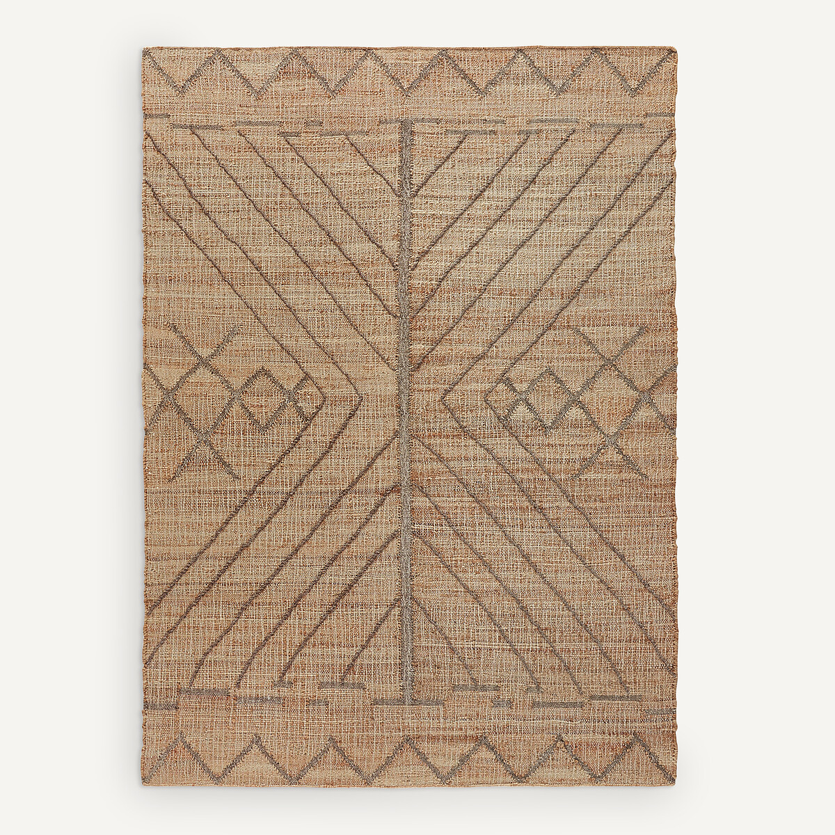 Tapis en jute, tissé main, Navala naturel/anthracite, AM.PM