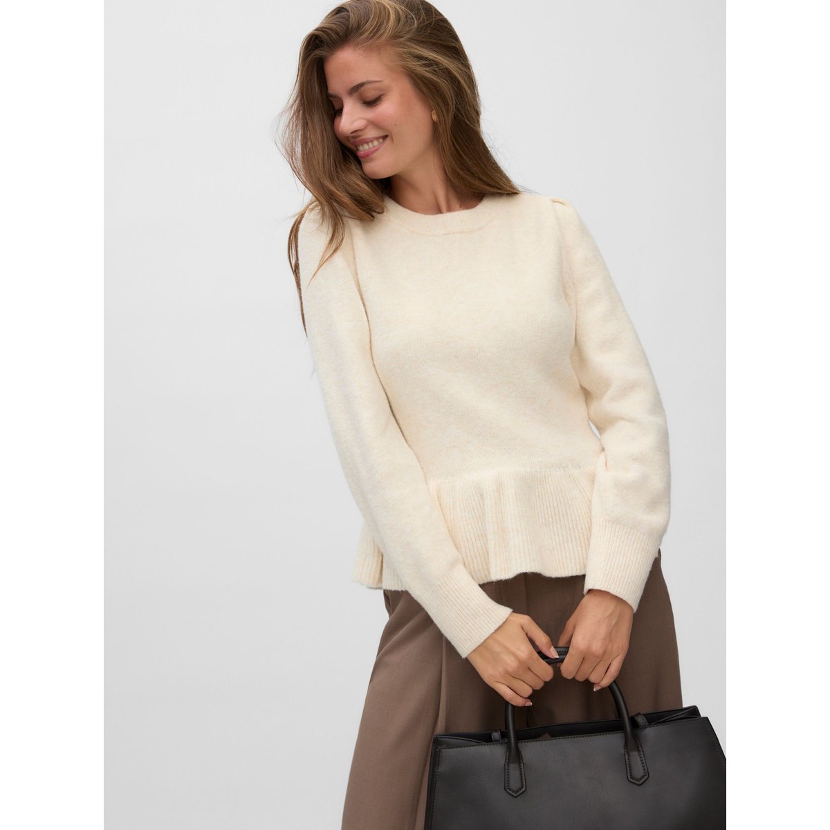 Pull En Maille birch 1, VERO MODA