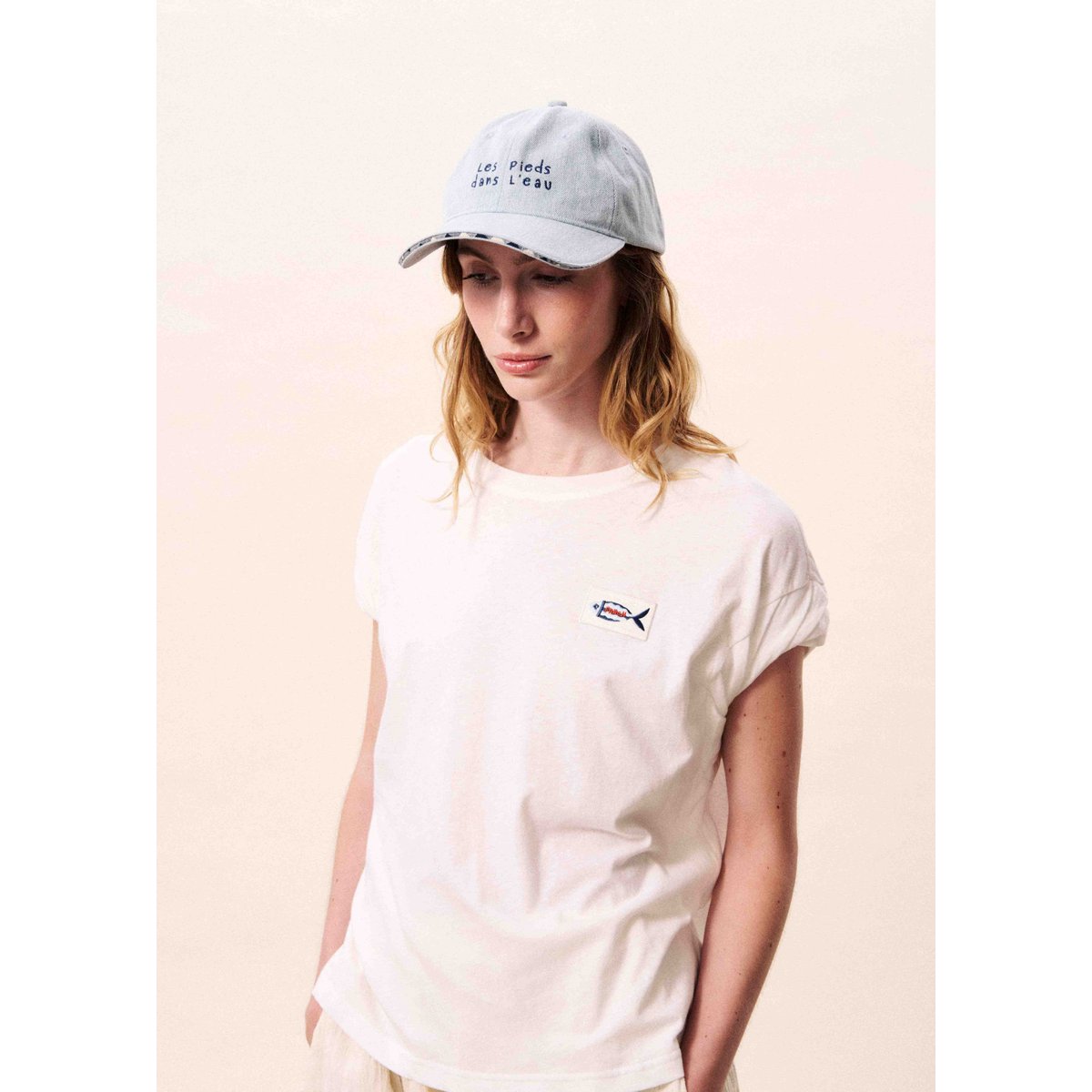 T-shirt LINDOS blanc, FRNCH