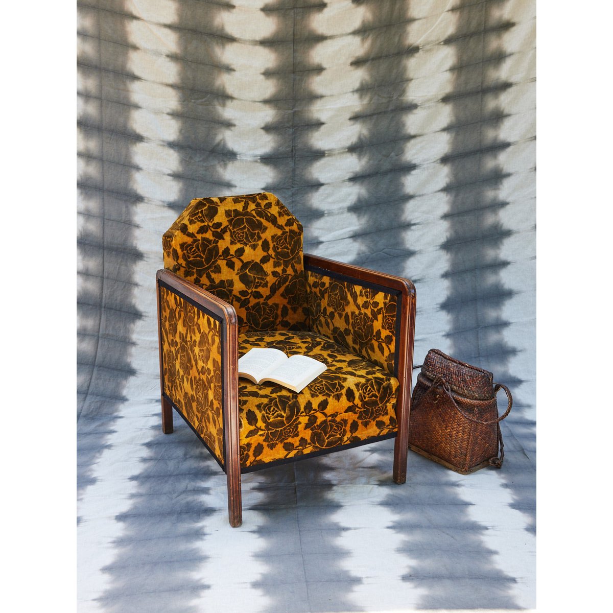 Paire de fauteuils art déco originaux Jakob N°1295 - Bon état bois foncé, DEBONGOUT