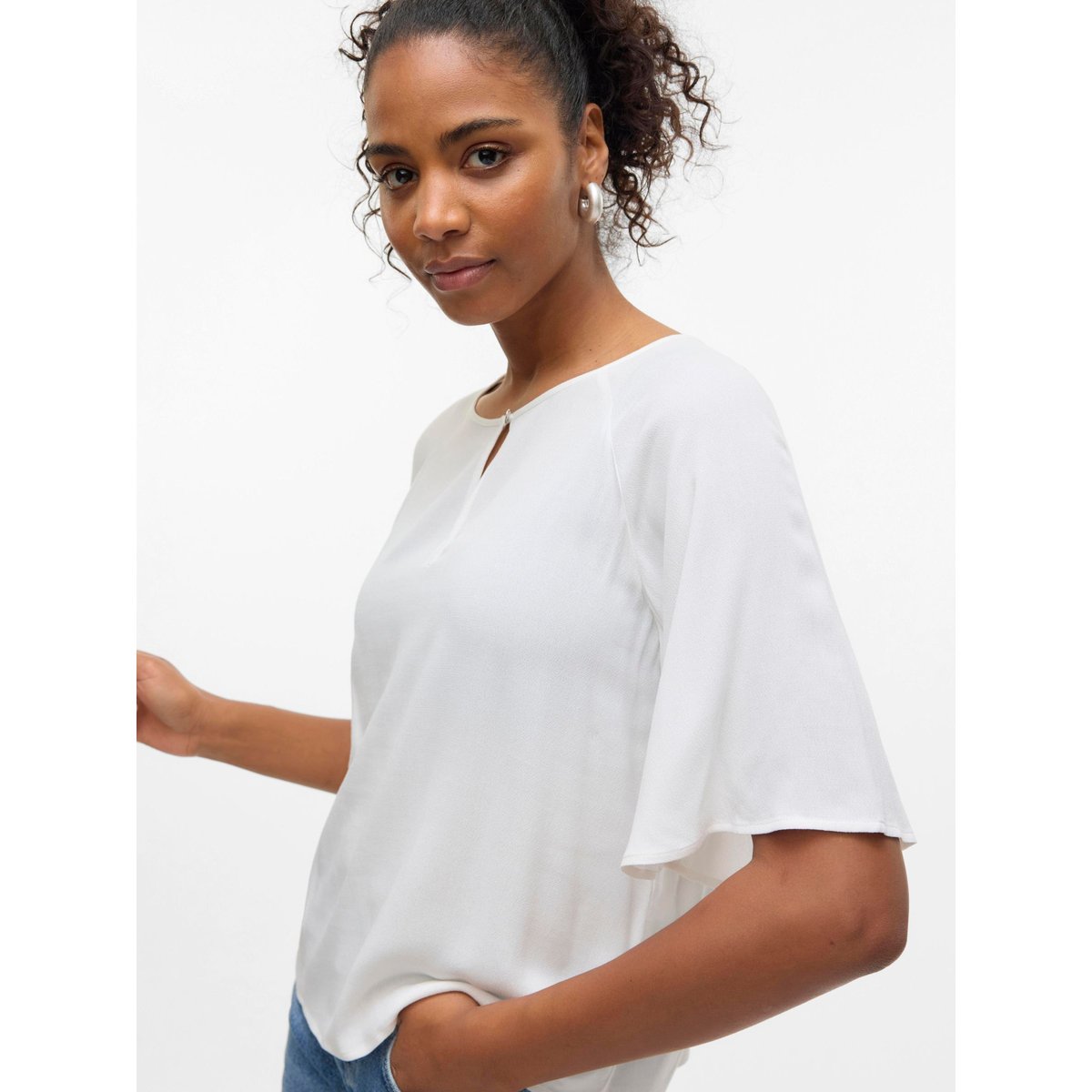 Blouse cloud dancer, VERO MODA