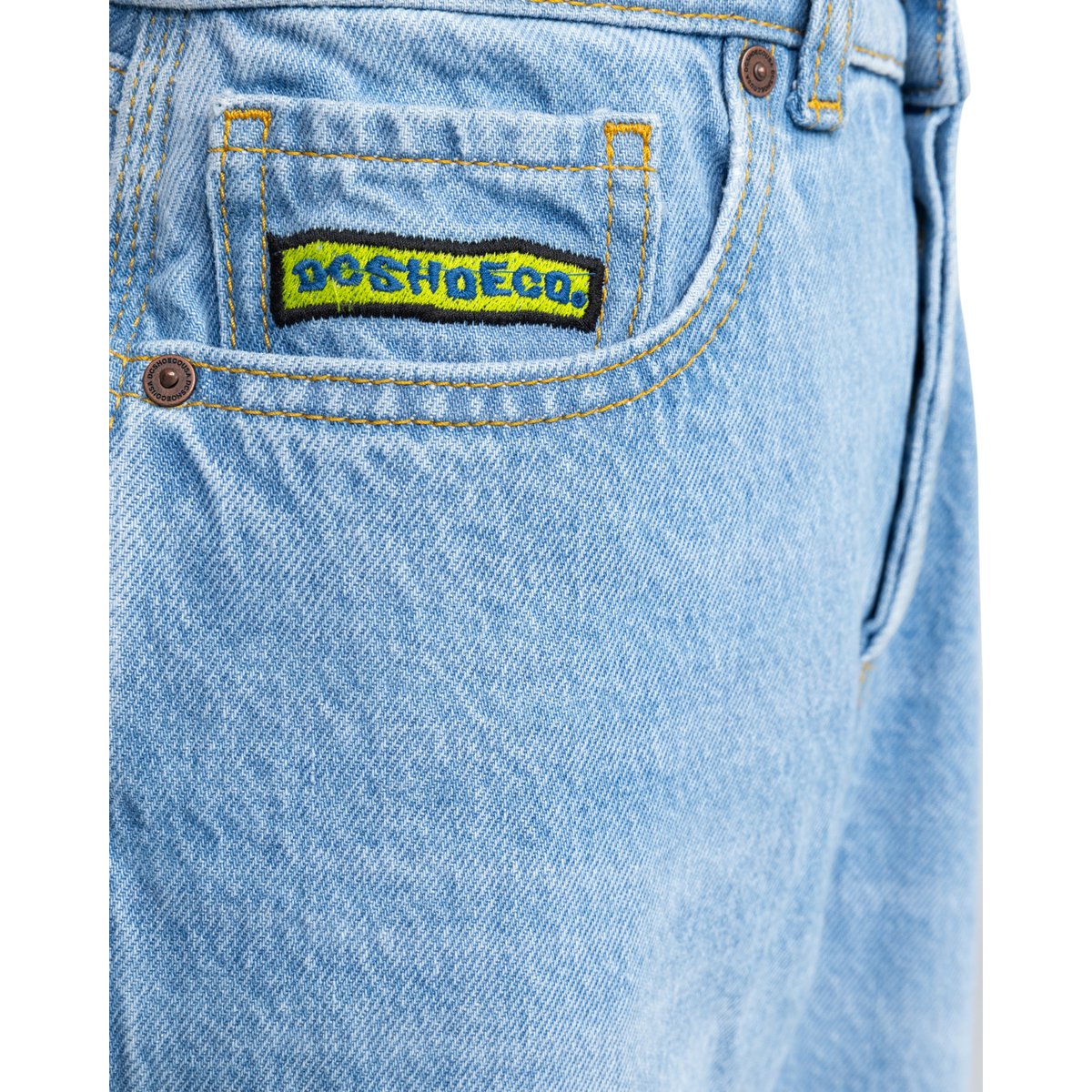 Pantalon en jean WORKER BAGGY CARPENTER. bleu indigo light, DC SHOES