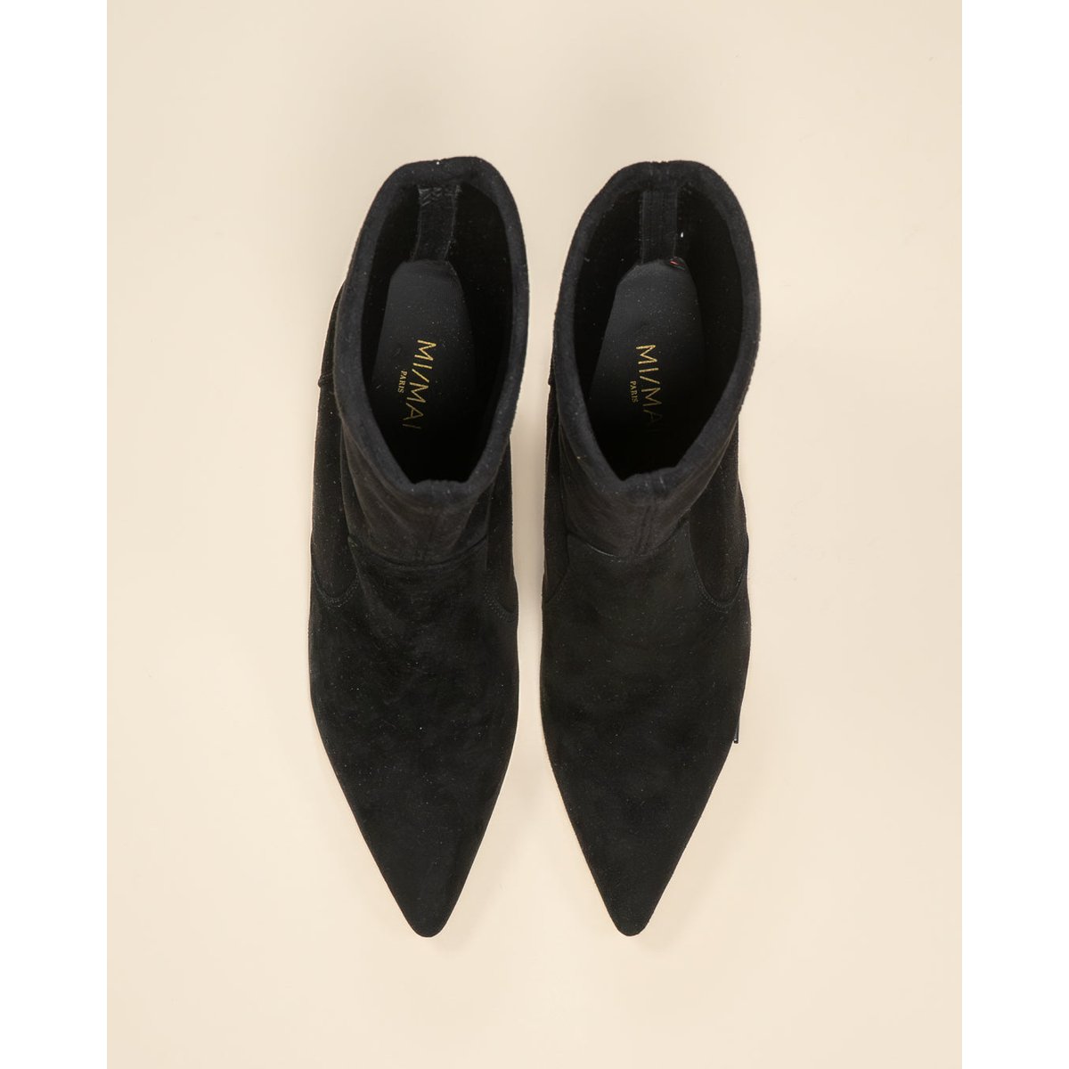 Bottines à bout pointu OPHELIA noir, MI MAI