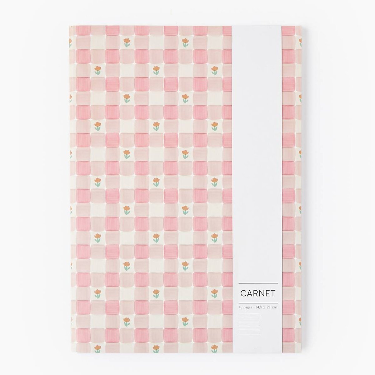 Carnet A5 ligné, 48 pages sorbet, MONOPRIX