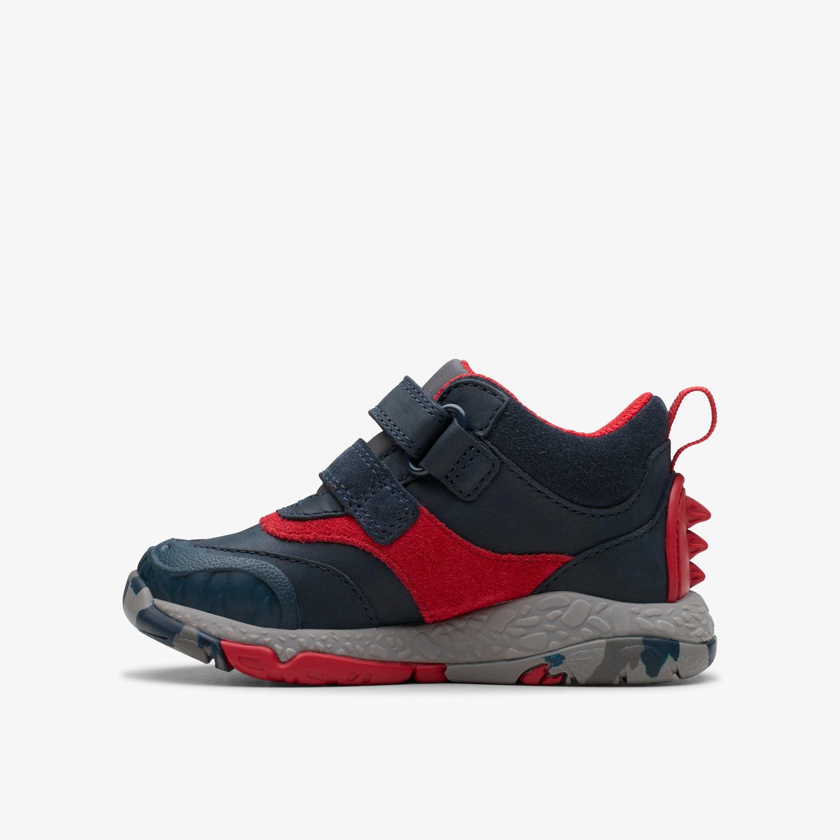 Boots Suède Coupe Extra Large STEGGY REX T bleu, CLARKS