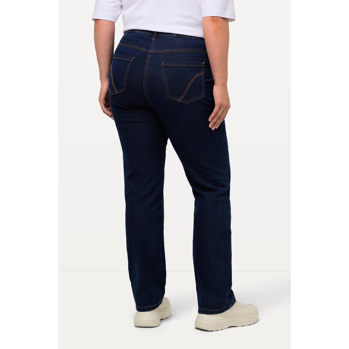 Jean Mandy 5 poches, jambe droite bleu jean, ULLA POPKEN