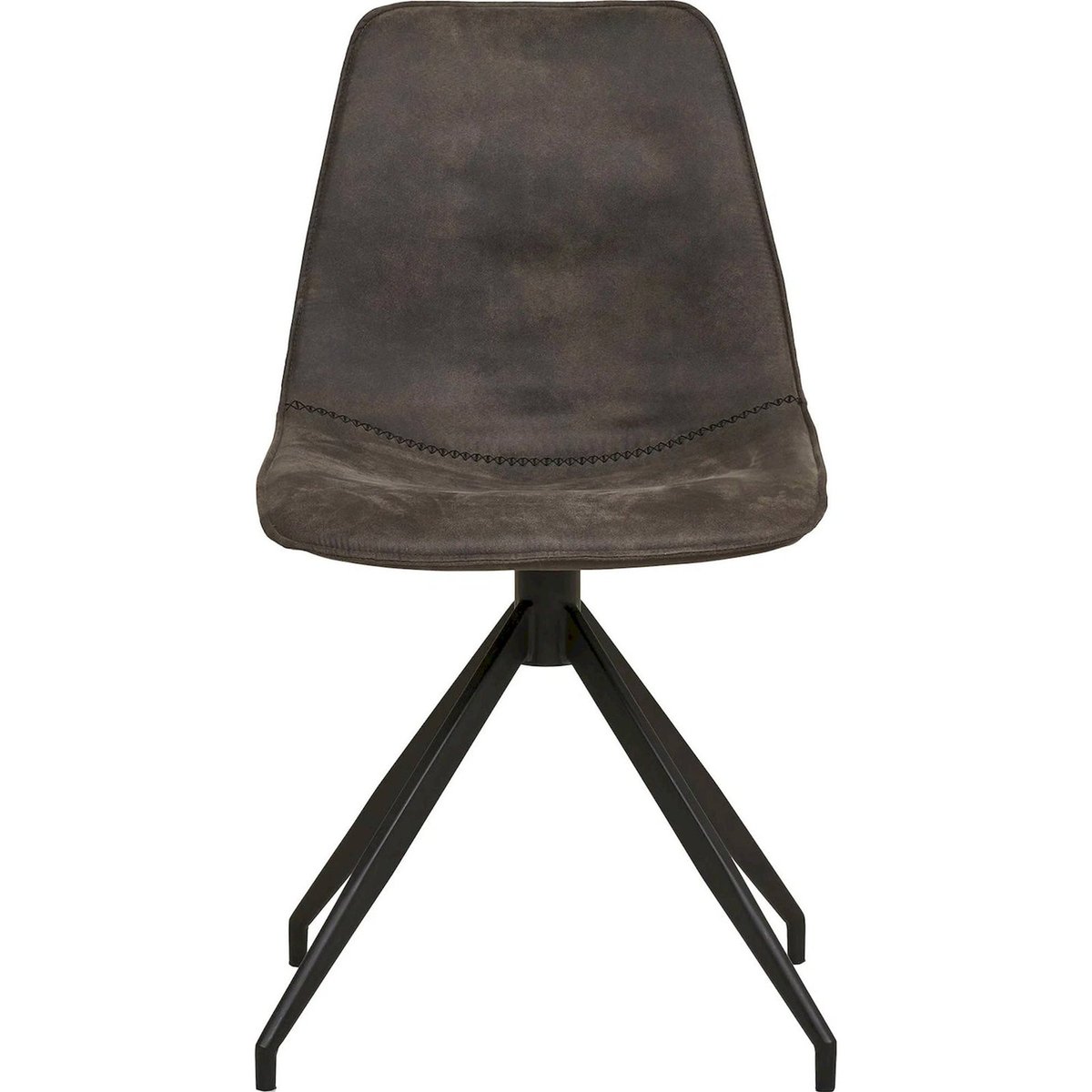 Chaise pivotante collection SCENTLE gris foncé et noir, RECOLLECTION