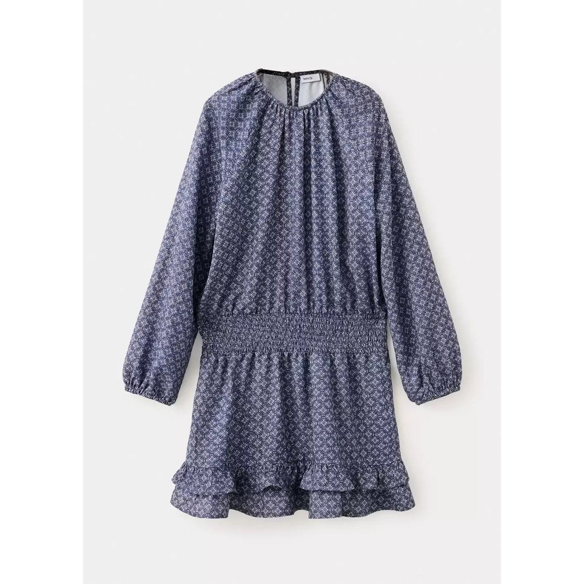 Robe à fleurs bleu marine, MANGO KIDS
