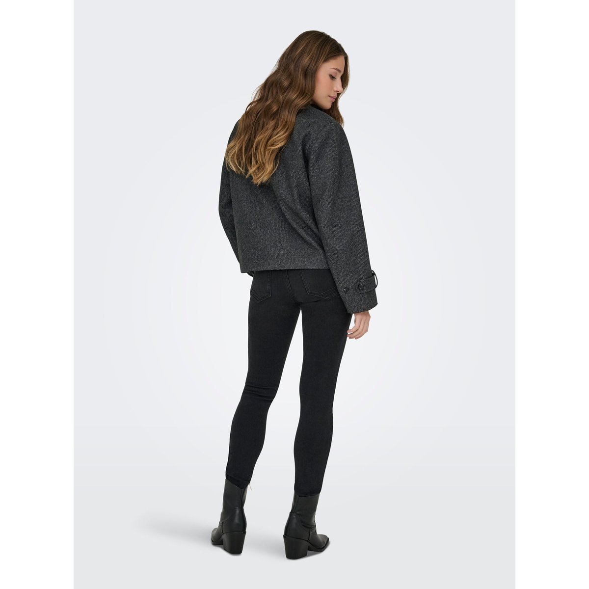 Veste dark grey melange, ONLY