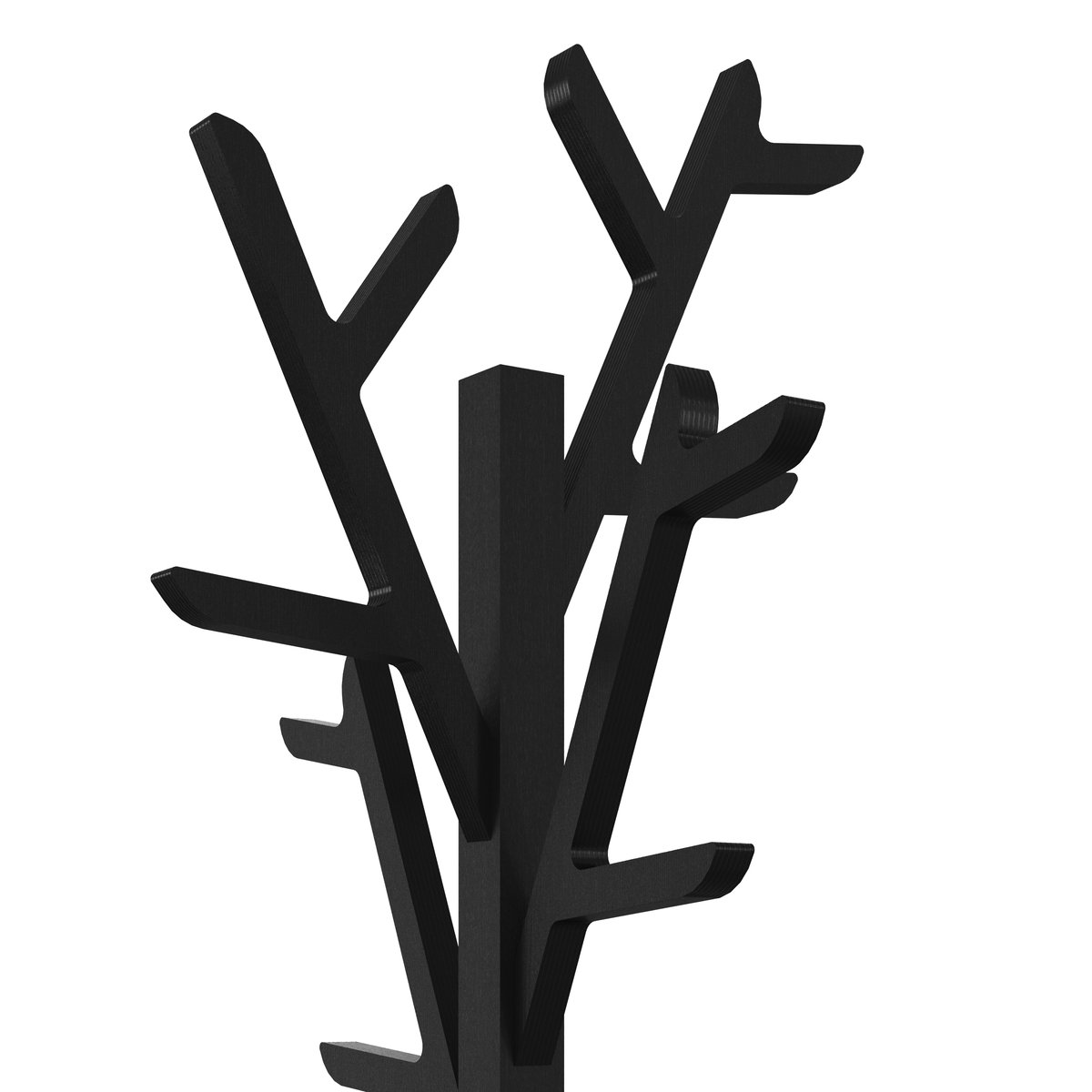Portemanteau sur pied en chêne, AMBROISE noir, HARTO