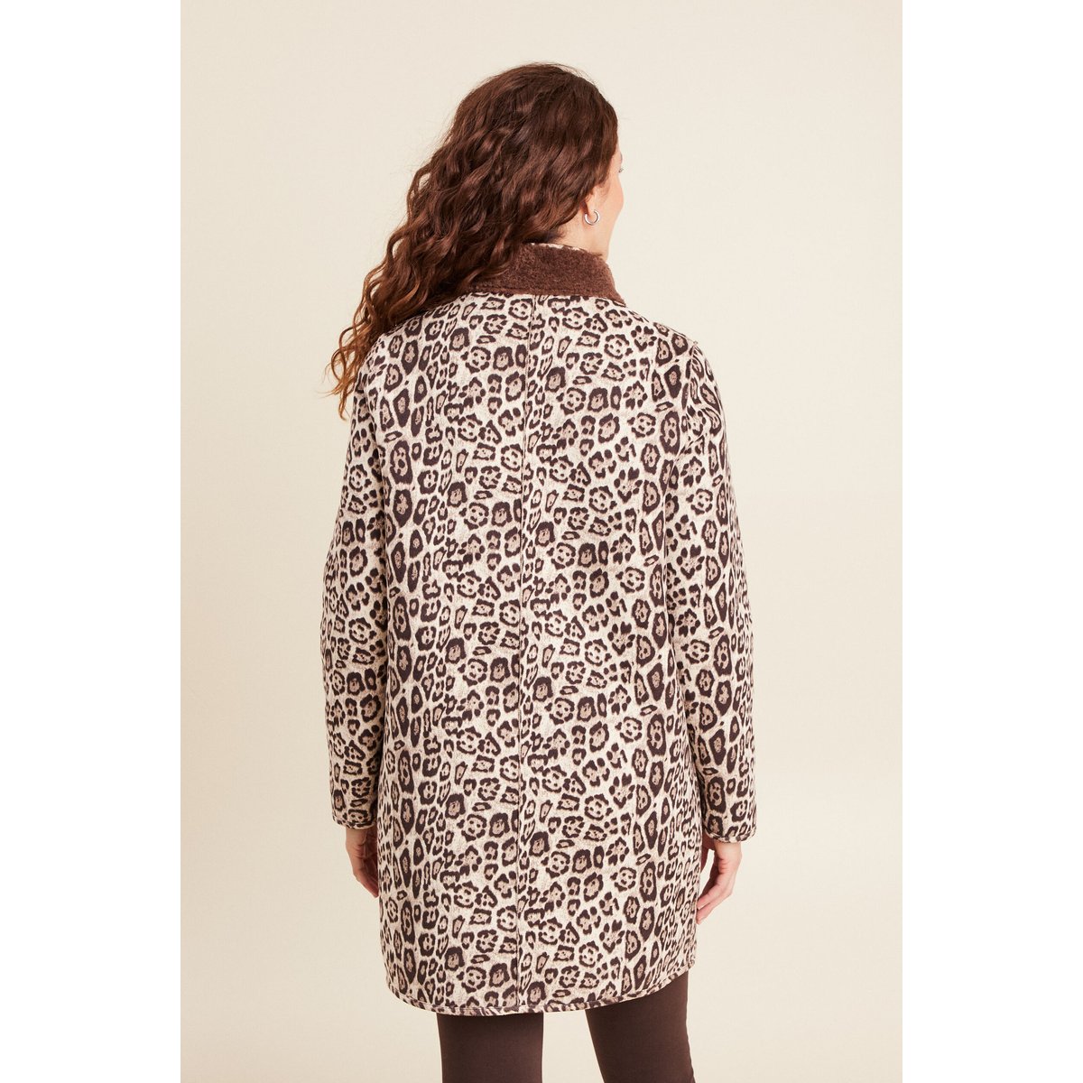 Manteau réversible marron foncé, BREAL