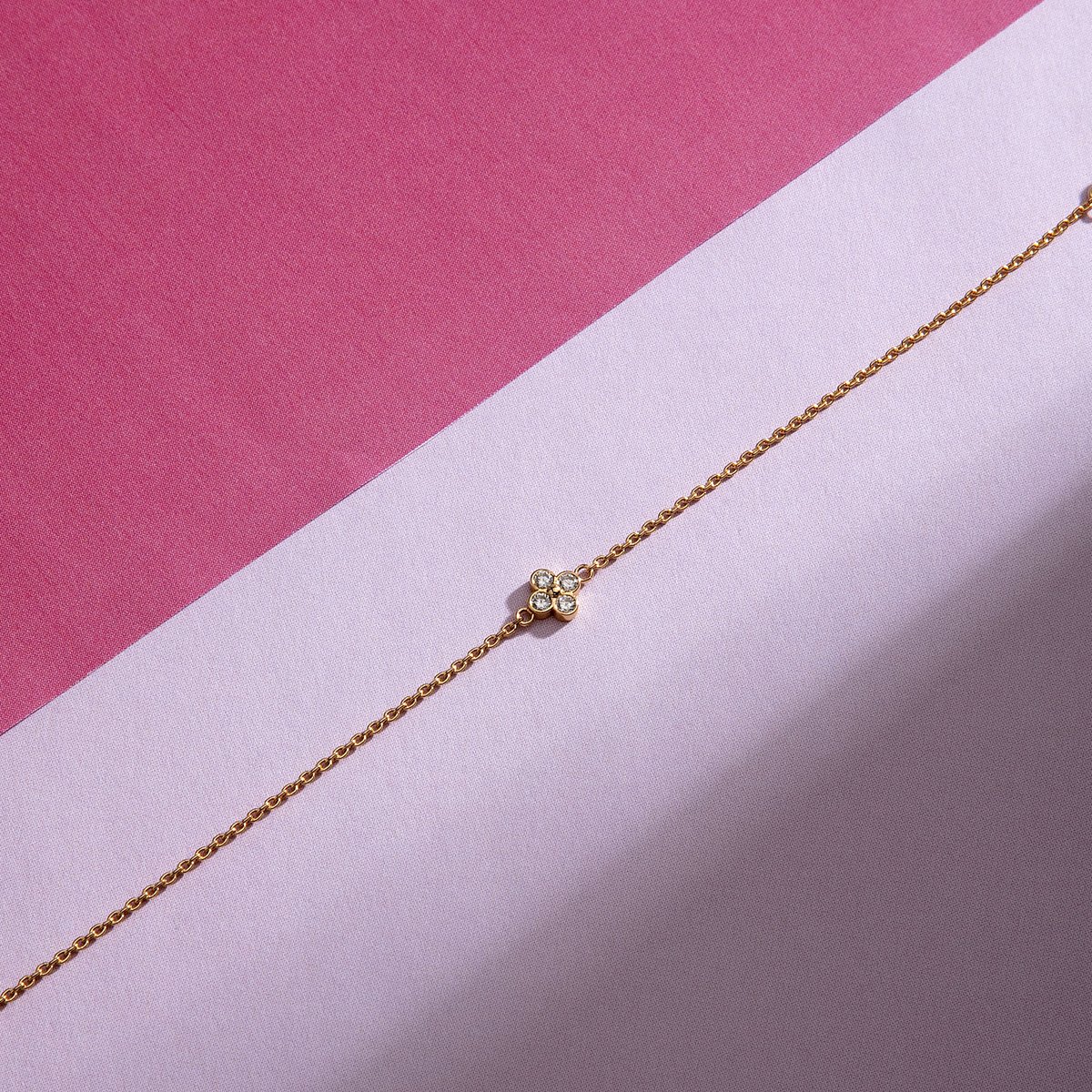 Bracelet FLOWER SYMBOL or jaune, LA PETITE STORY