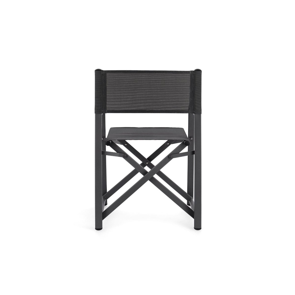Chaises de metteur en scène pliables d'extérieur (lot de 2) - CABOURG anthracite, HELLIN, DEPUIS 1862