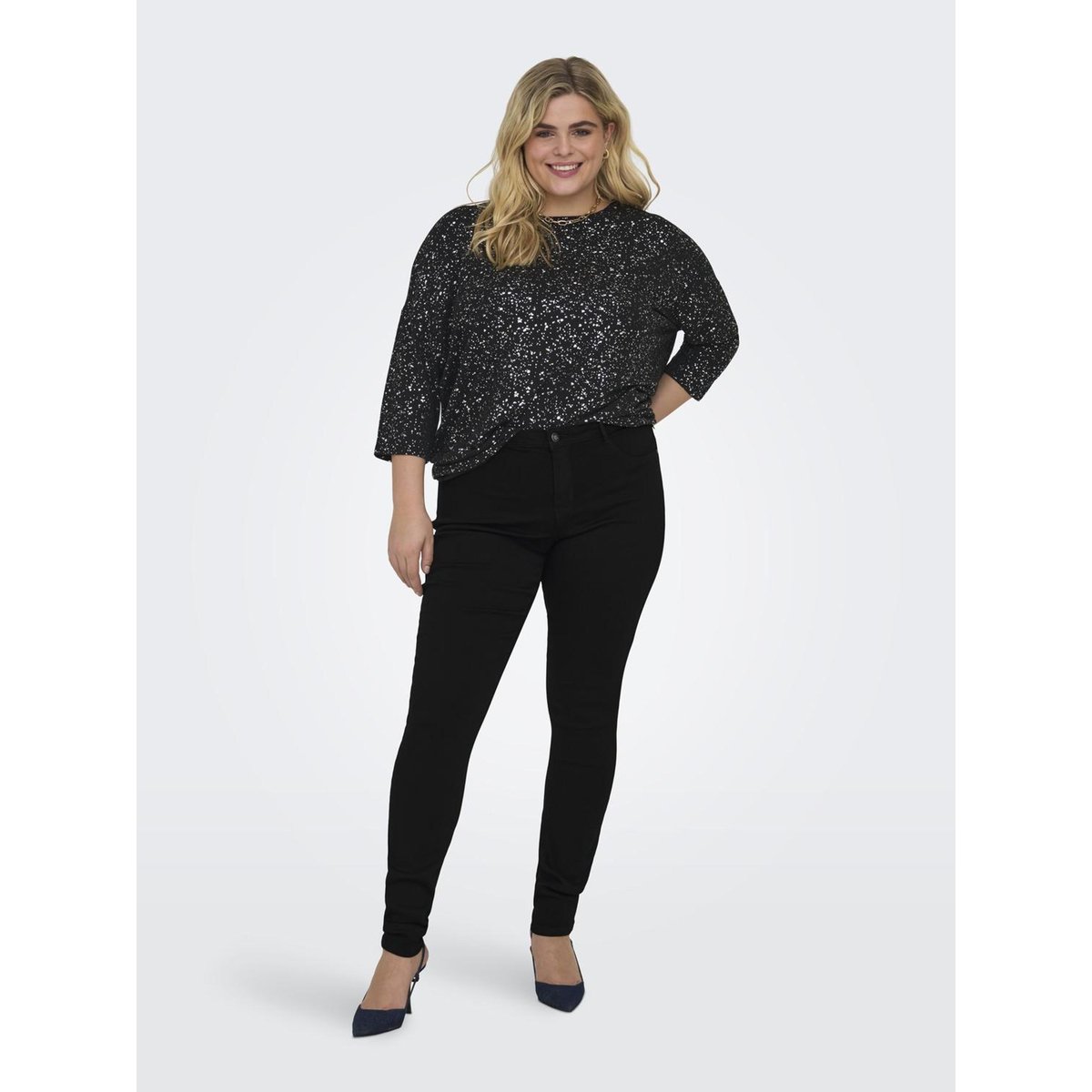 Jean Skinny black, ONLY CARMAKOMA