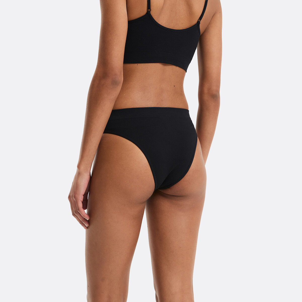 ALOIS stretch naadloze slip zwart, LA REDOUTE COLLECTIONS