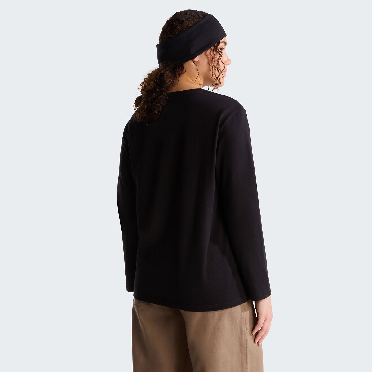 T-shirt manches longues Simple Dome noir, THE NORTH FACE