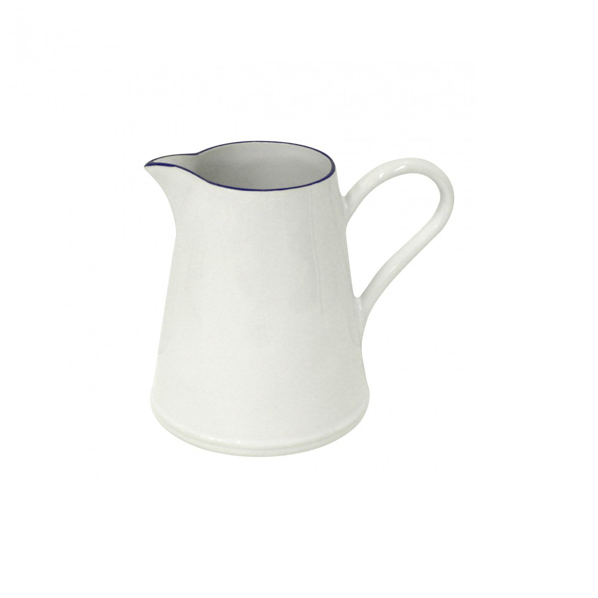Carafe en grès, BEJA blanc et bleu, COSTA NOVA