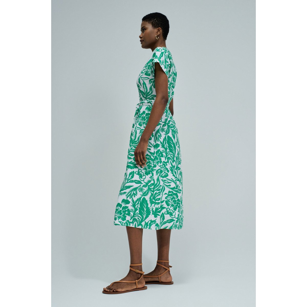 ROBE À MOTIF FLORAL vert, SALSA JEANS