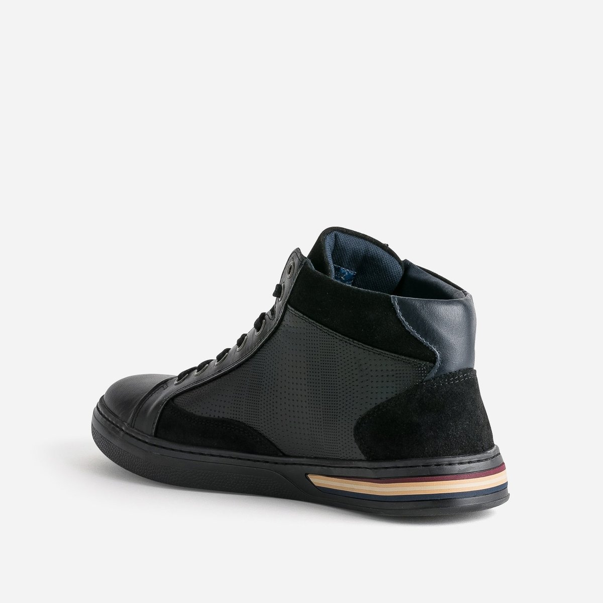 Basket en cuir DIDIER noir, ERAM