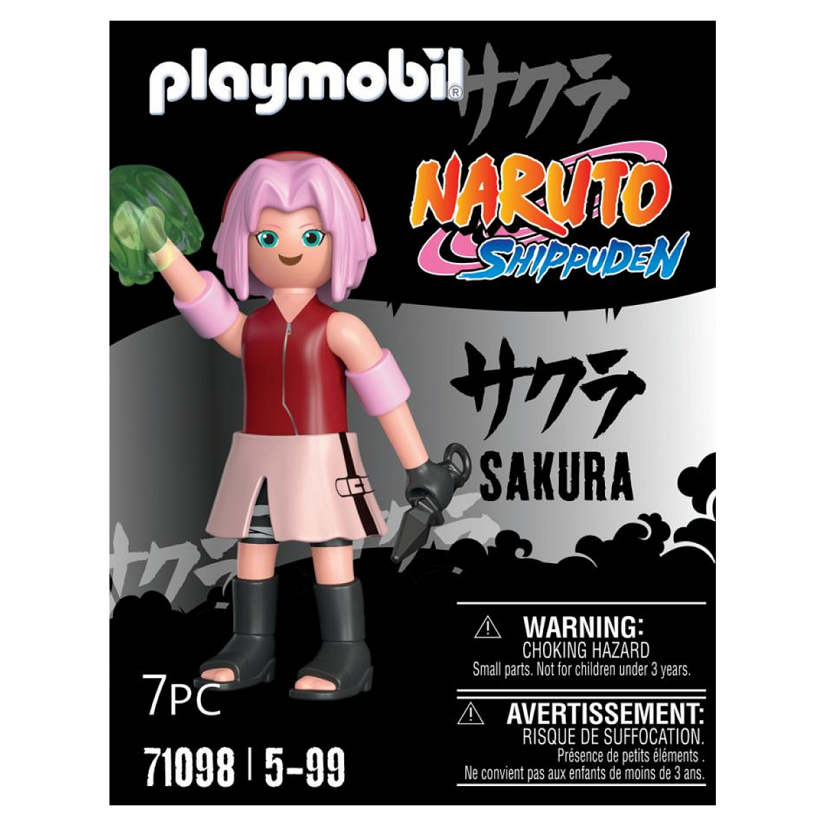 71098 Sakura - Naruto Shippuden couleur unique, PLAYMOBIL