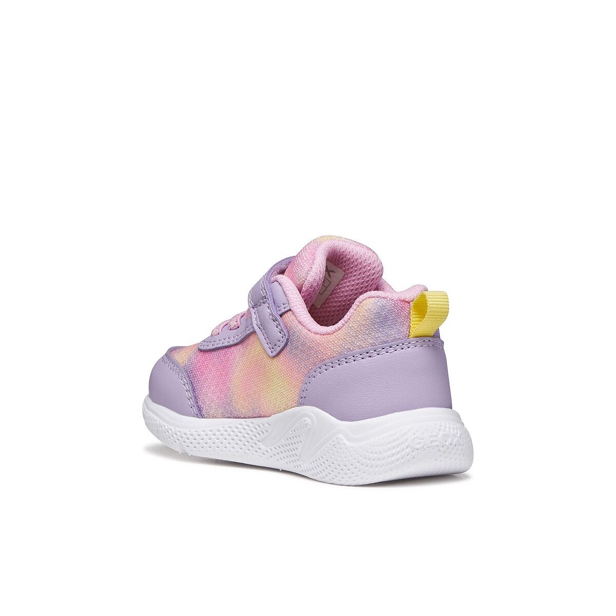 Baskets SPRINTYE, lacets élastiques lilas/rose, GEOX