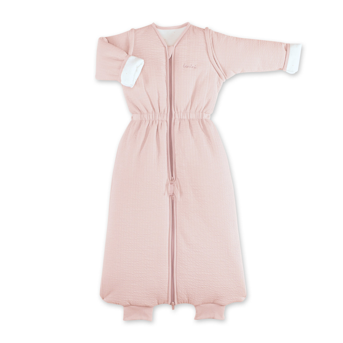 Gigoteuse jambes séparables hiver - TOG 3 Moelleux bien chaud blush, BEMINI