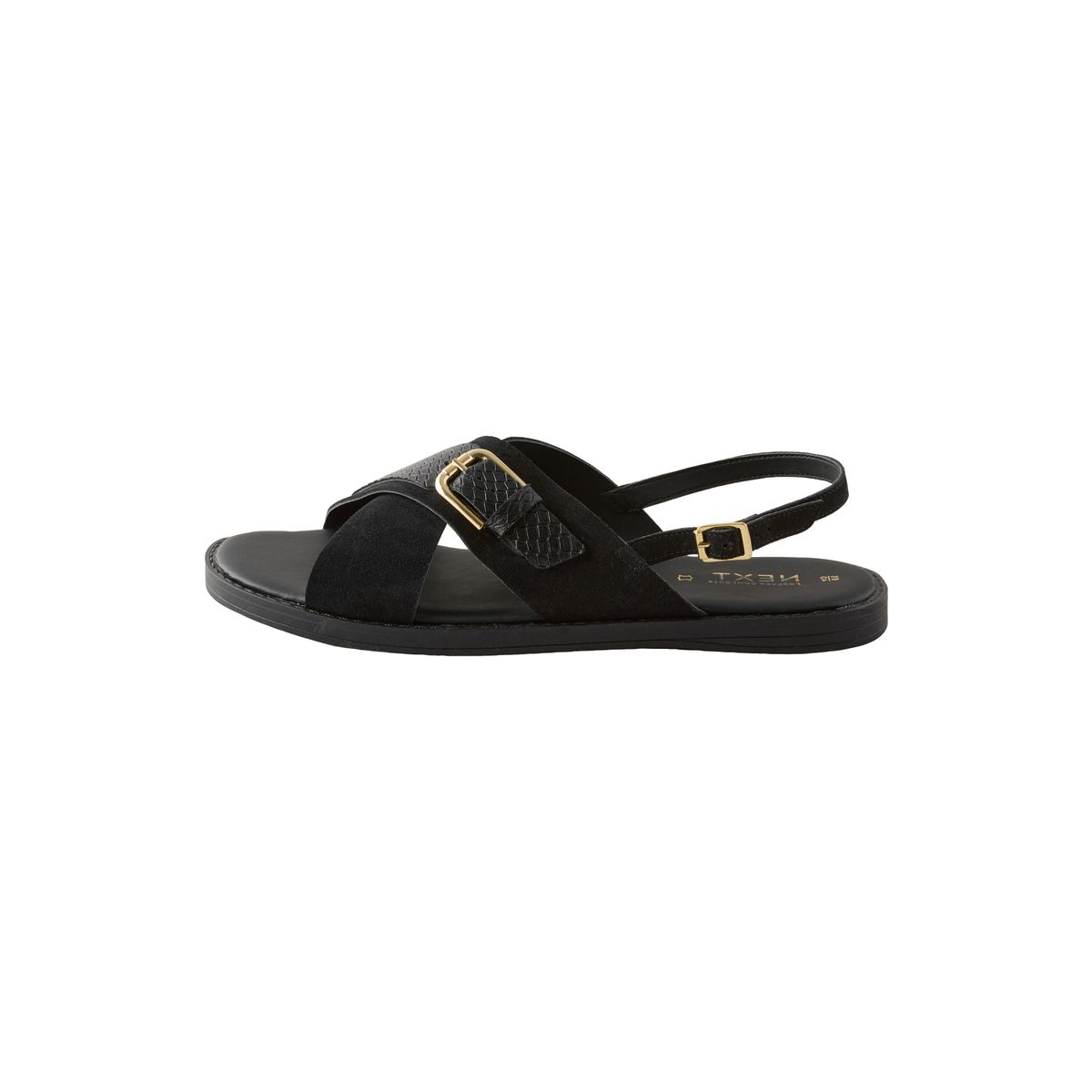 Sandales avec boucle forever comfort® noir, NEXT