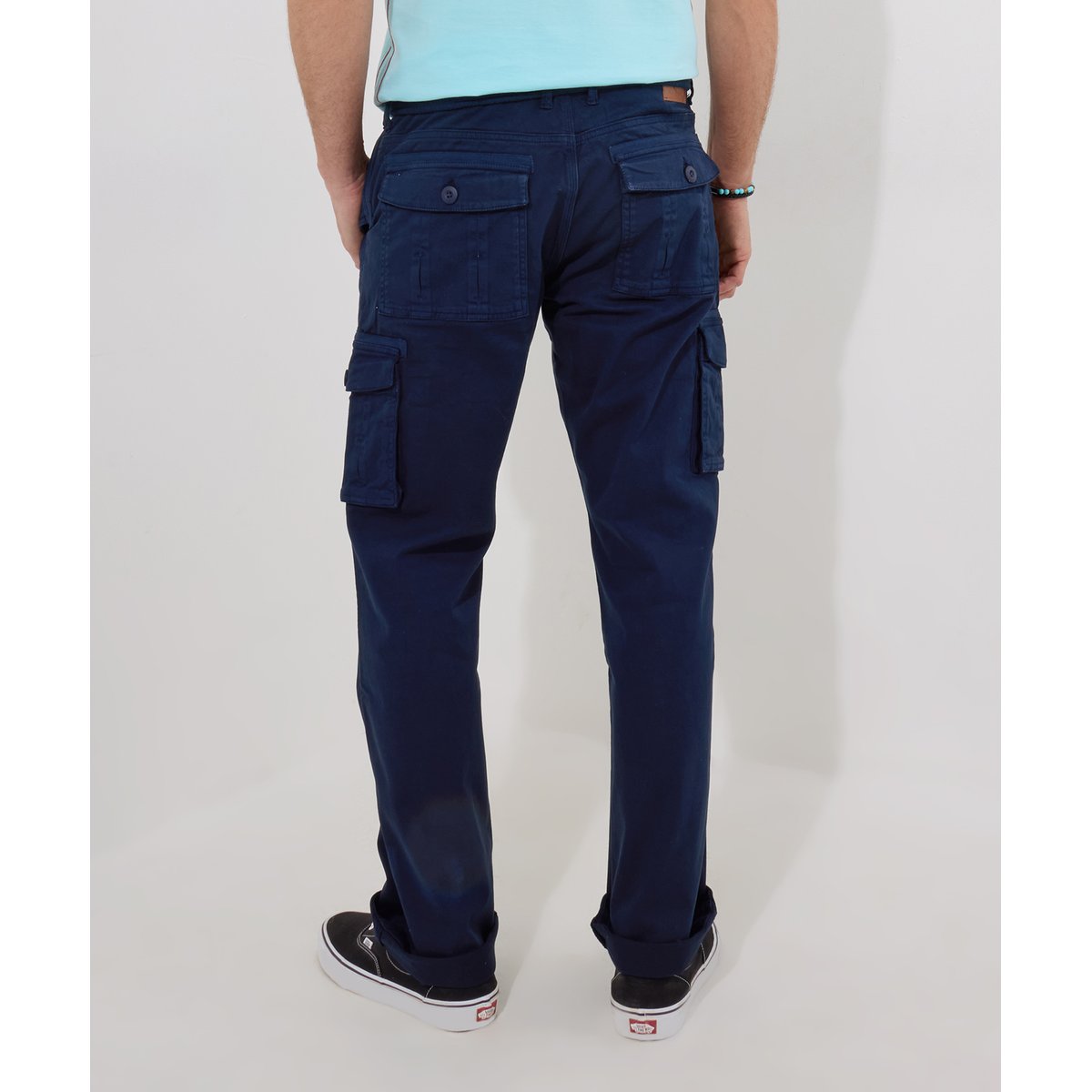 Pantalon Cargo Décontracté Avec Ceinture marine, JOE BROWNS