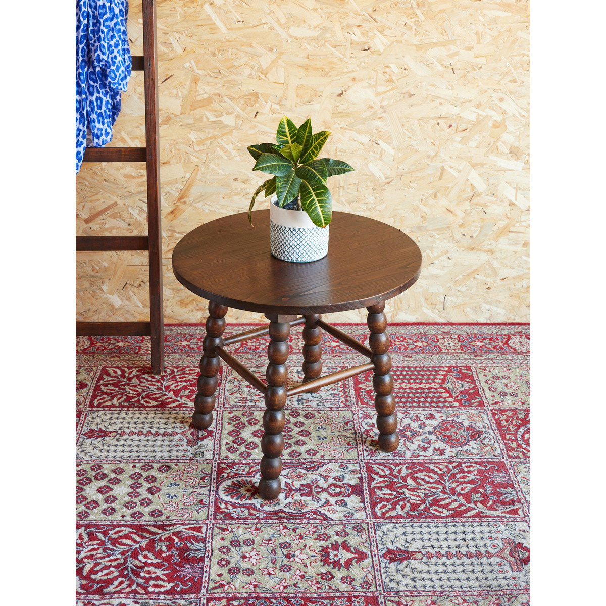Table basse en bois Léonie N°960 - Bon état bois foncé, DEBONGOUT