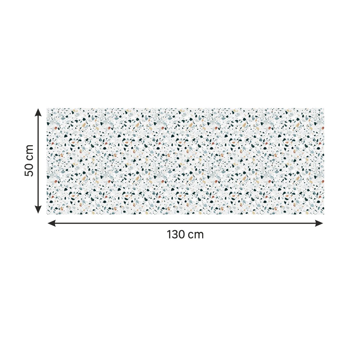 Tapis de couloir PVC tissé plat, RENATIE multicouleur, INSPIRE