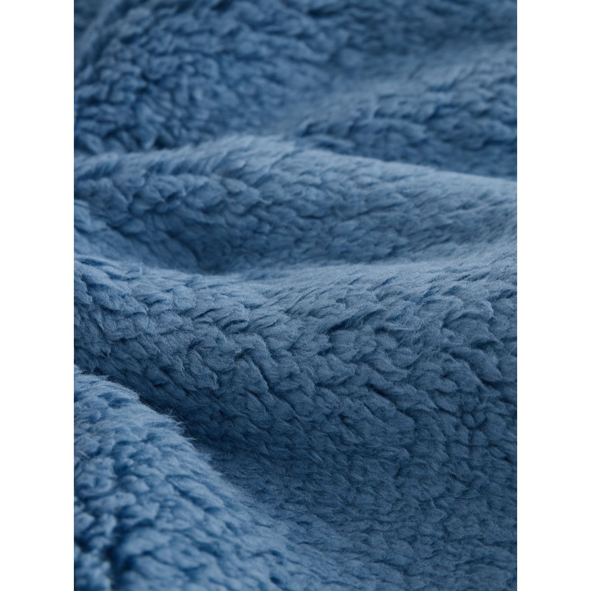 Veste-chemise en polaire aspect mouton bloc de couleurs bleu/jaune vif, NEXT