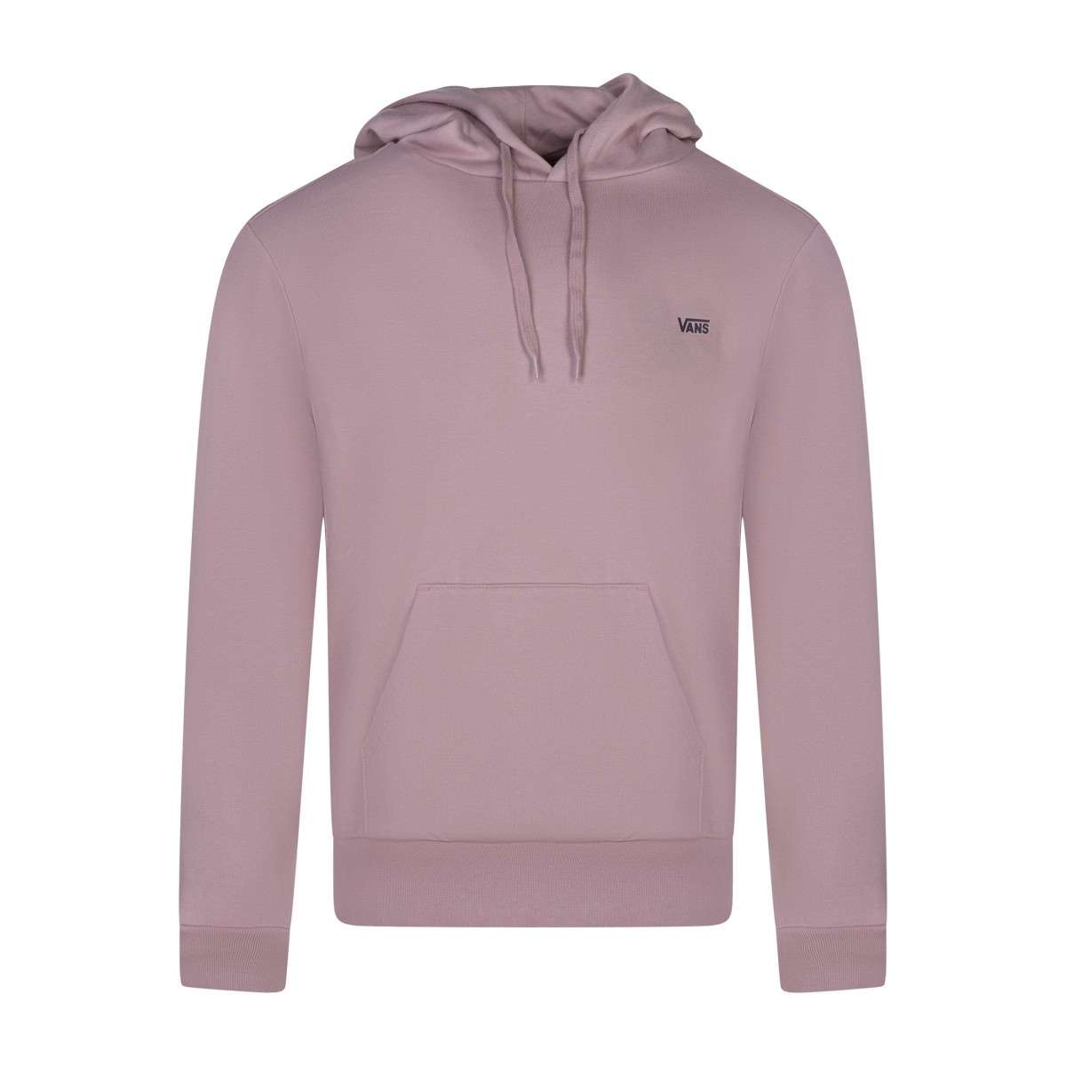 Sweat coton mélangé à capuche droit violet, VANS