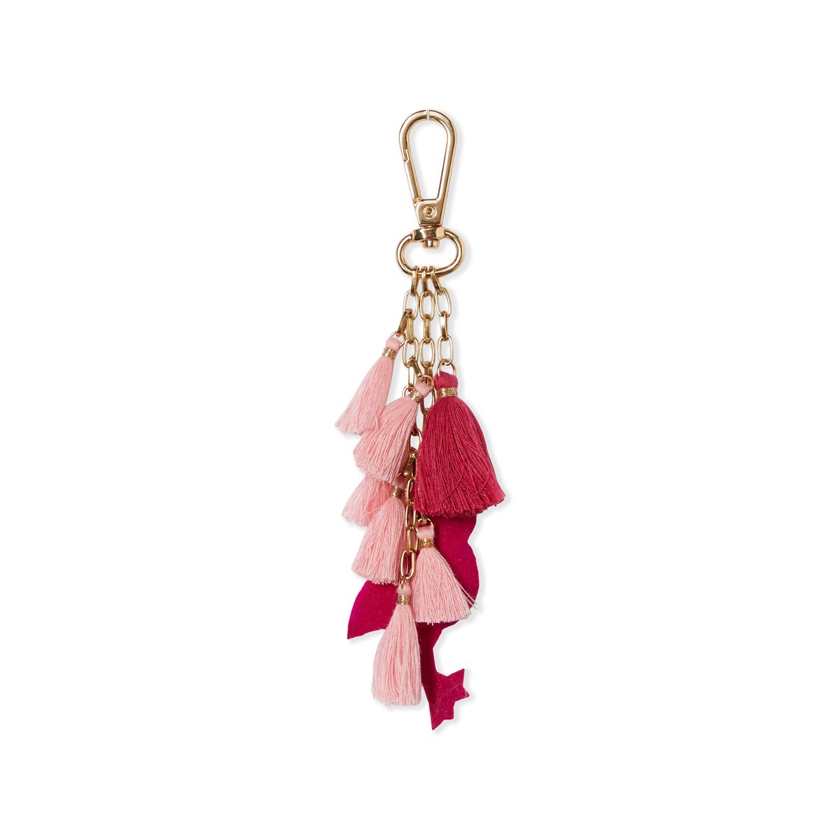 Porte-clés perlés flamant rose FLAMO couleur unique, ETAM