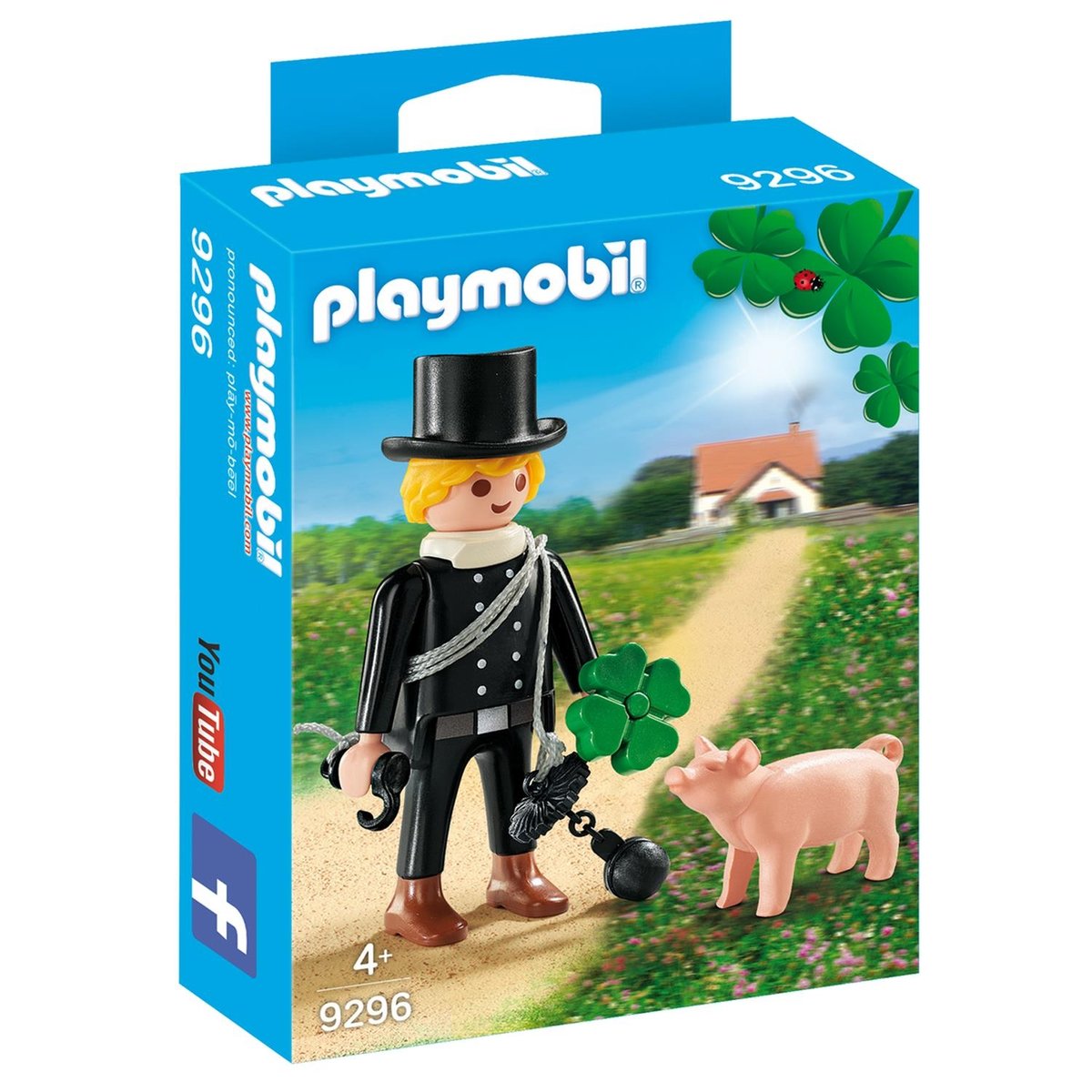 Ramoneur avec trèfle à quatre feuilles multicolore, PLAYMOBIL