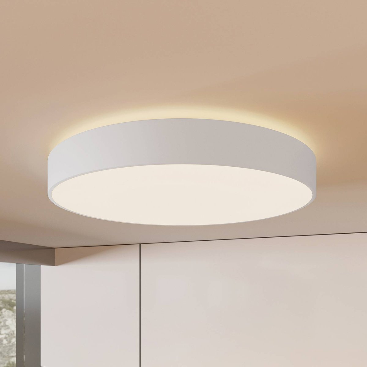 Plafonnier en aluminium moderneLED, Vanida blanc, ARCCHIO