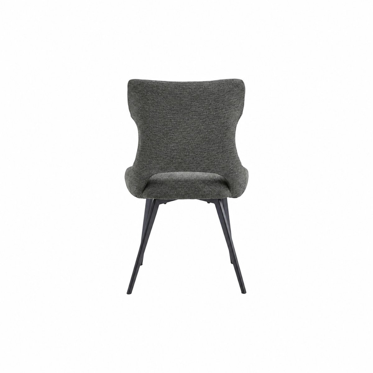 Chaise de salle à manger en tissu (lot de 2) LUGANO gris, PIER IMPORT
