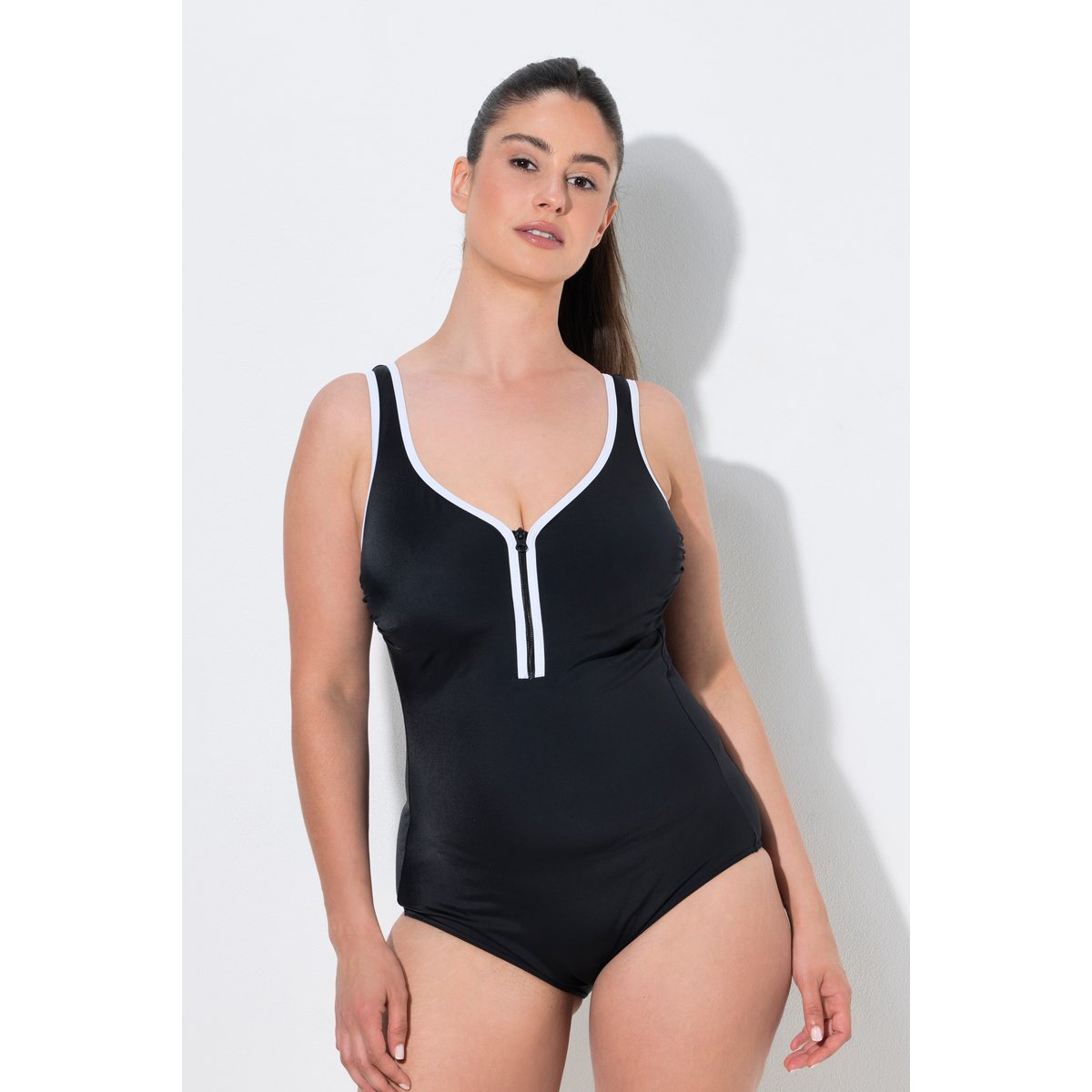 Maillot de bain, bonnets non paddés noir, ULLA POPKEN