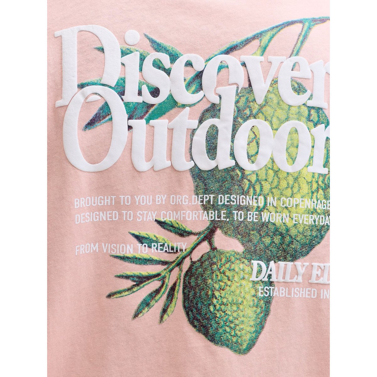 T-Shirt peach melba, JACK & JONES