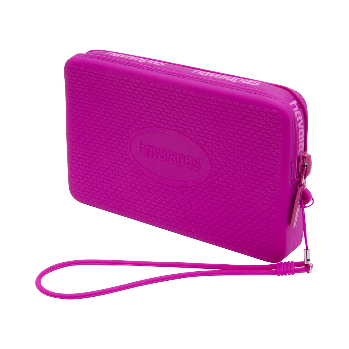 Pochette Silicone Mini Bag Logo rosa fucsia, HAVAIANAS