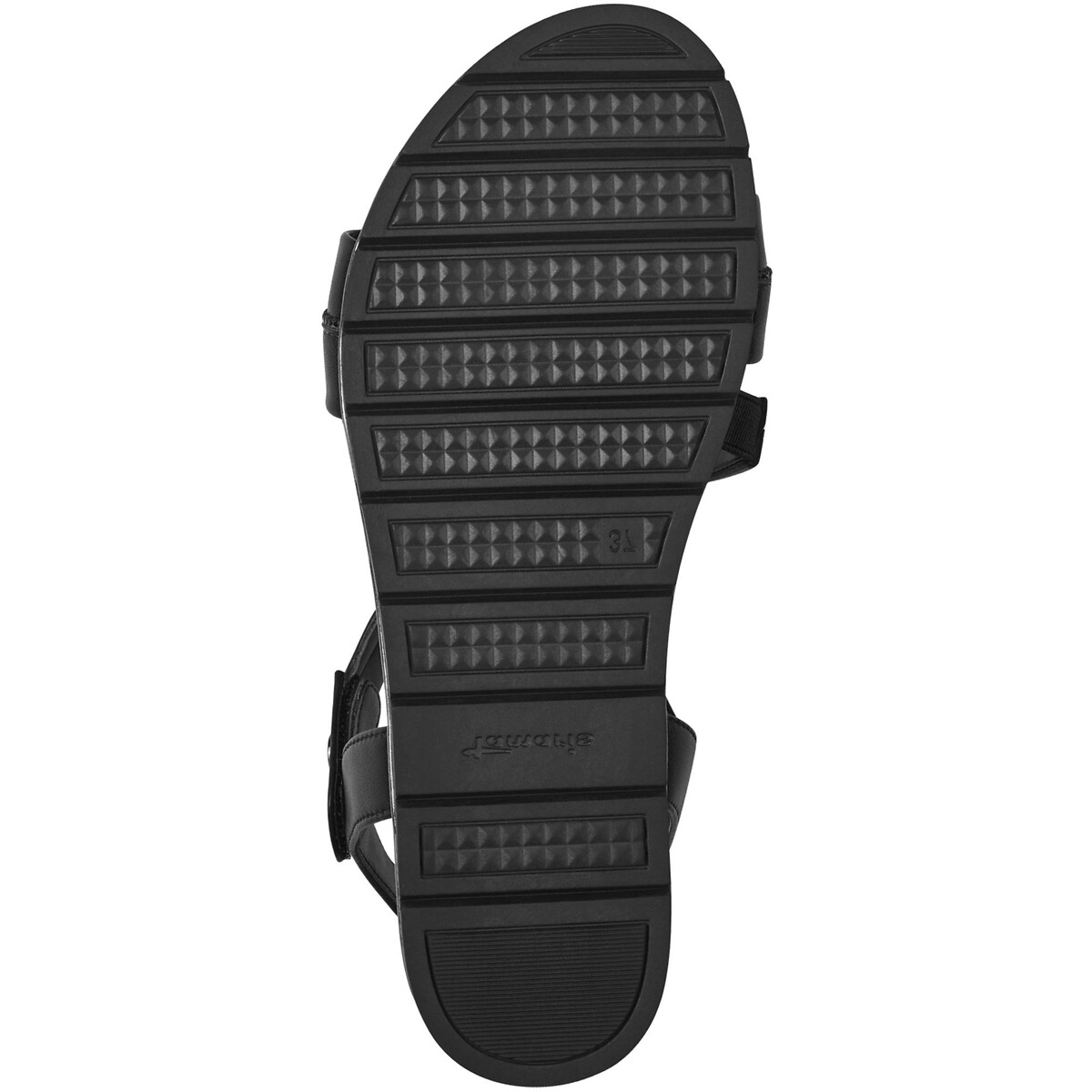 Semi-Compact Sandals black, TAMARIS
