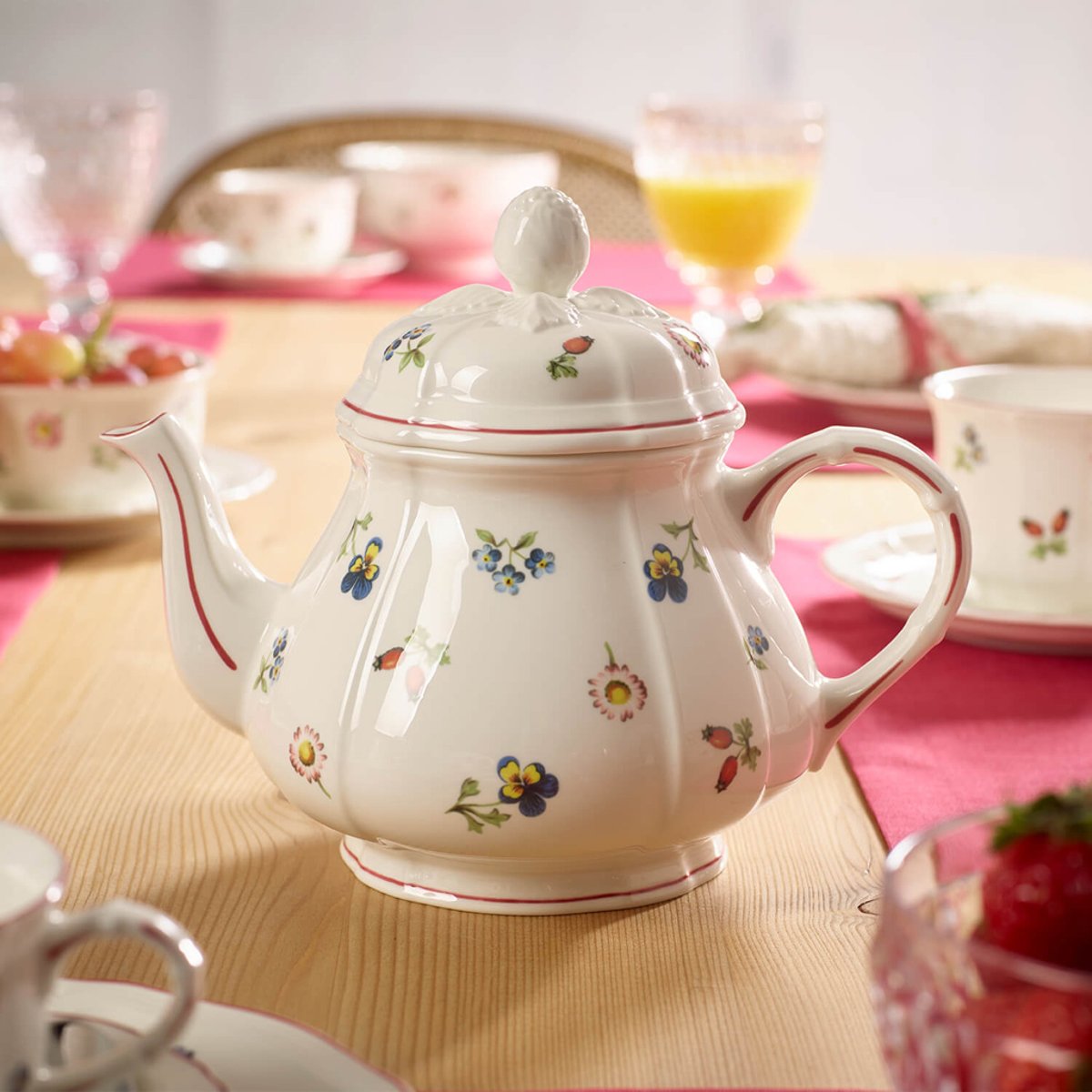 Théière 6 Pers. PETITE FLEUR blanc, VILLEROY & BOCH