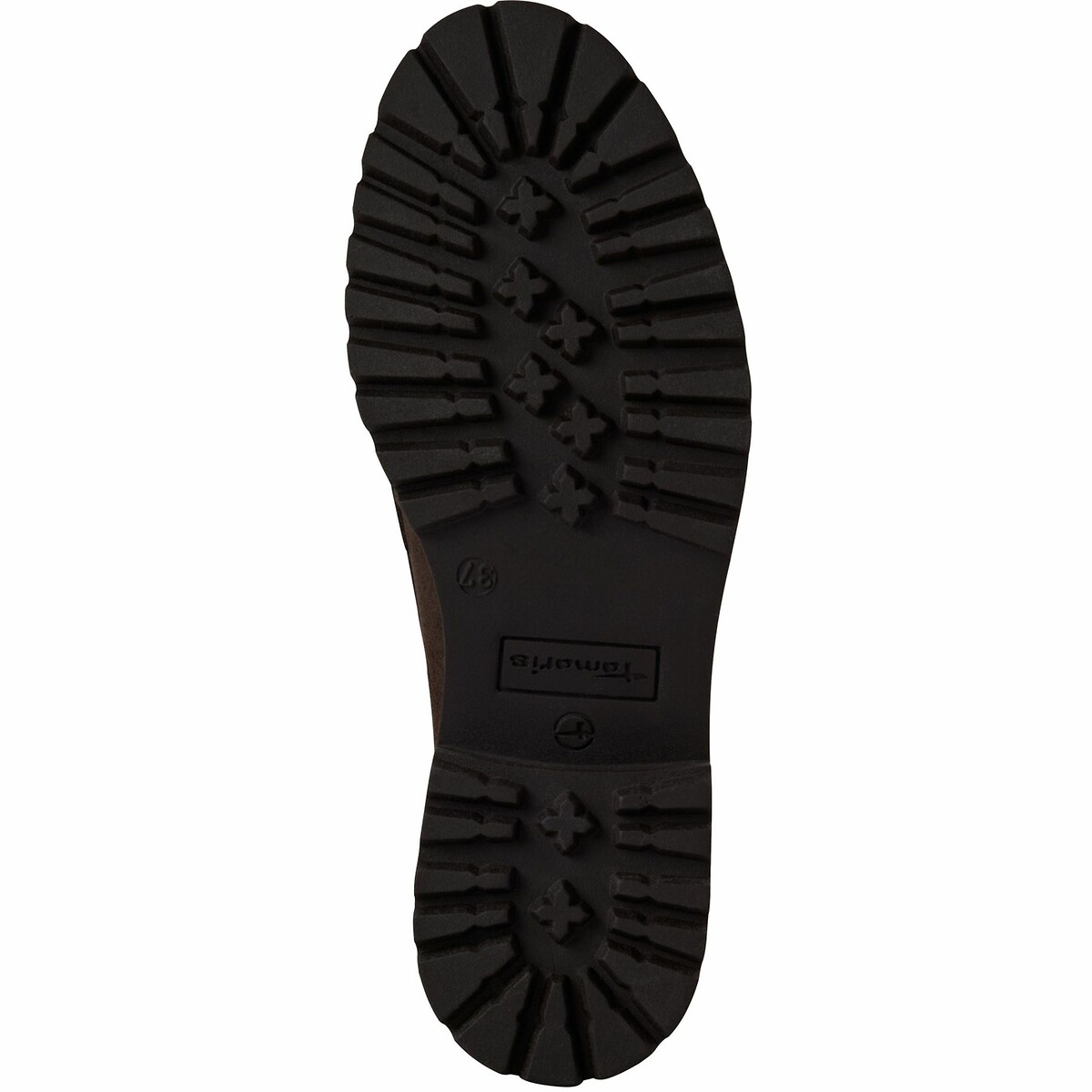 Mocassins en cuir marron foncé, TAMARIS