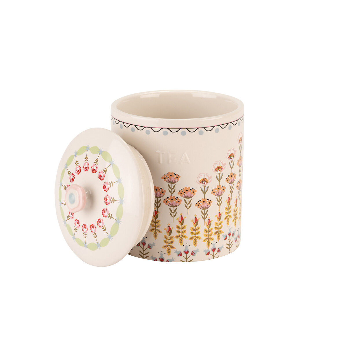 Painted Table Ceramic Tea Storage multi-coloured, CATH KIDSTON
