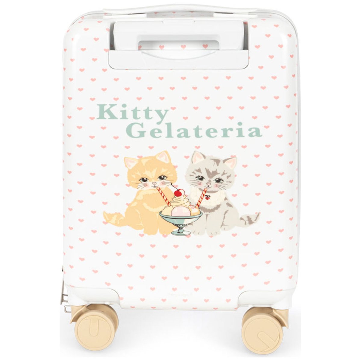 Valise enfant blanc, vert, rose, KONGES SLOJD