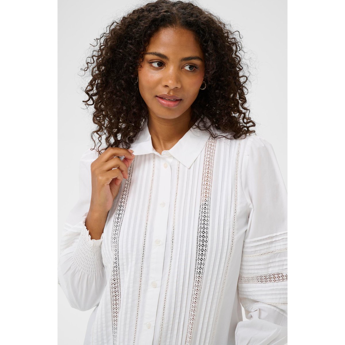 Chemise à manches longues blanc optical white, KAFFE