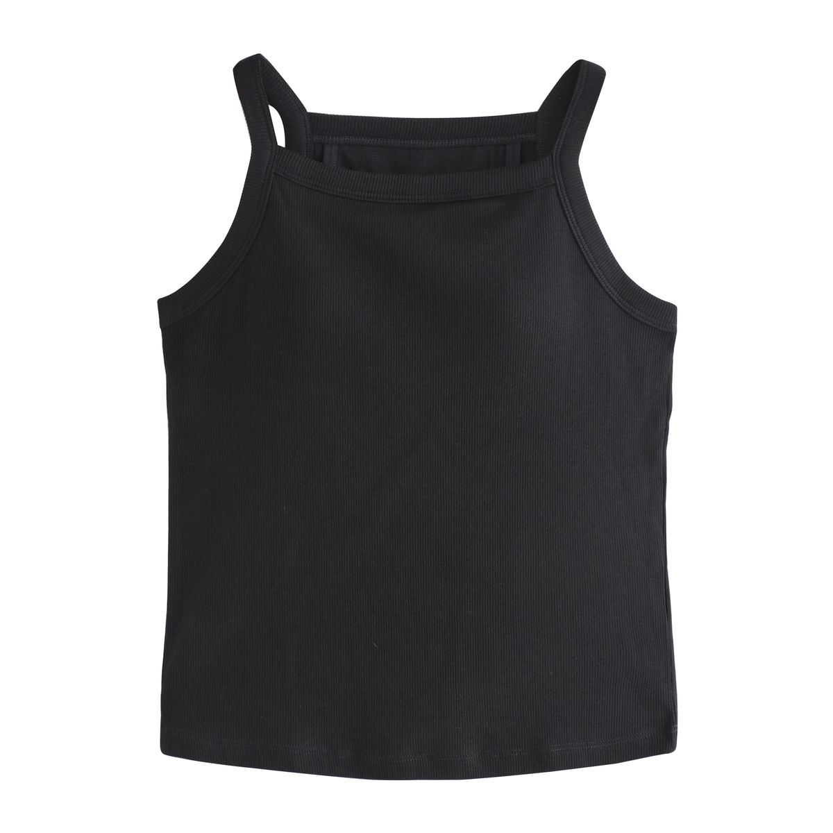 Soutien-gorge en coton côtelé noir, NEXT