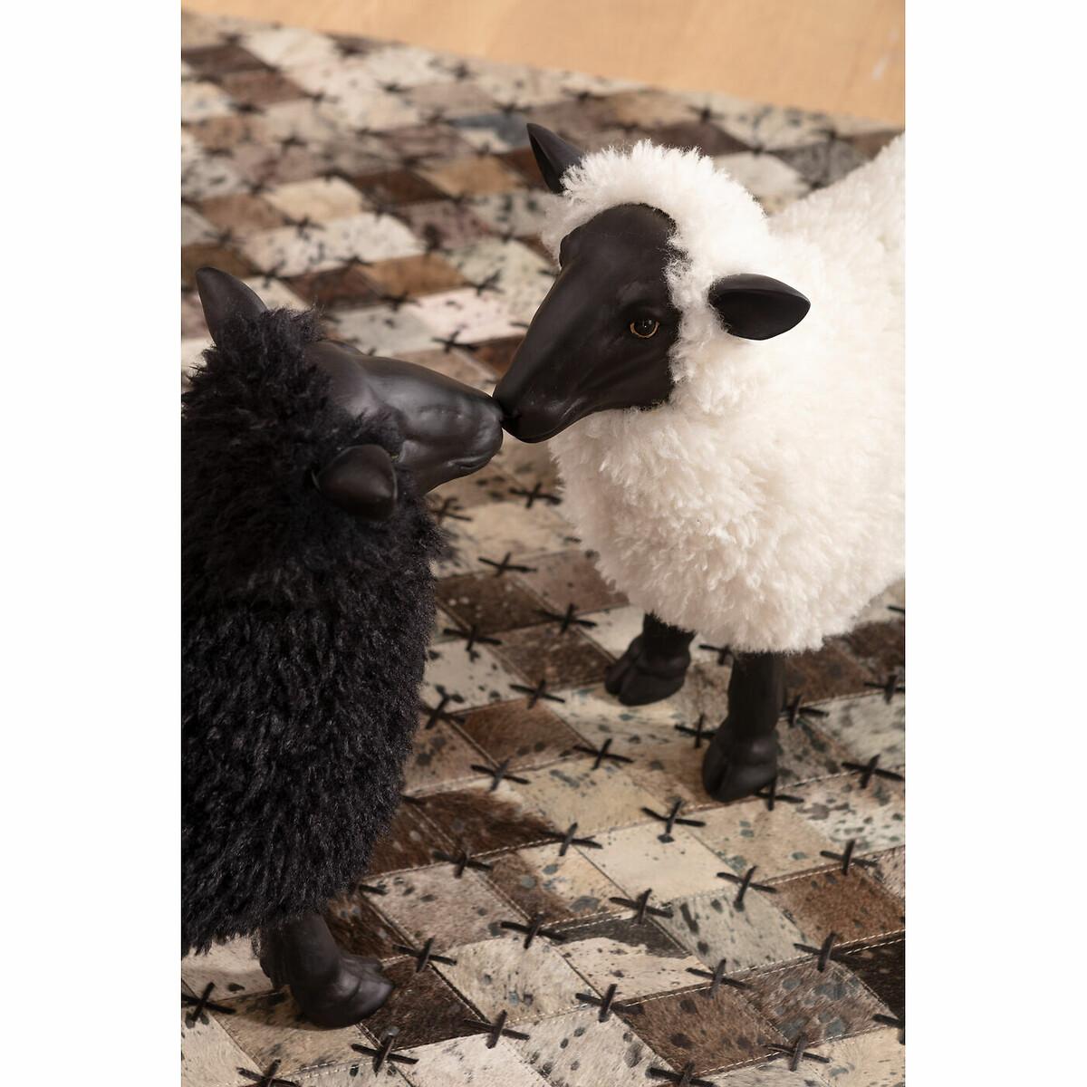 Deko Figur Bathilde Weiß 48cm schwarz, KARE DESIGN