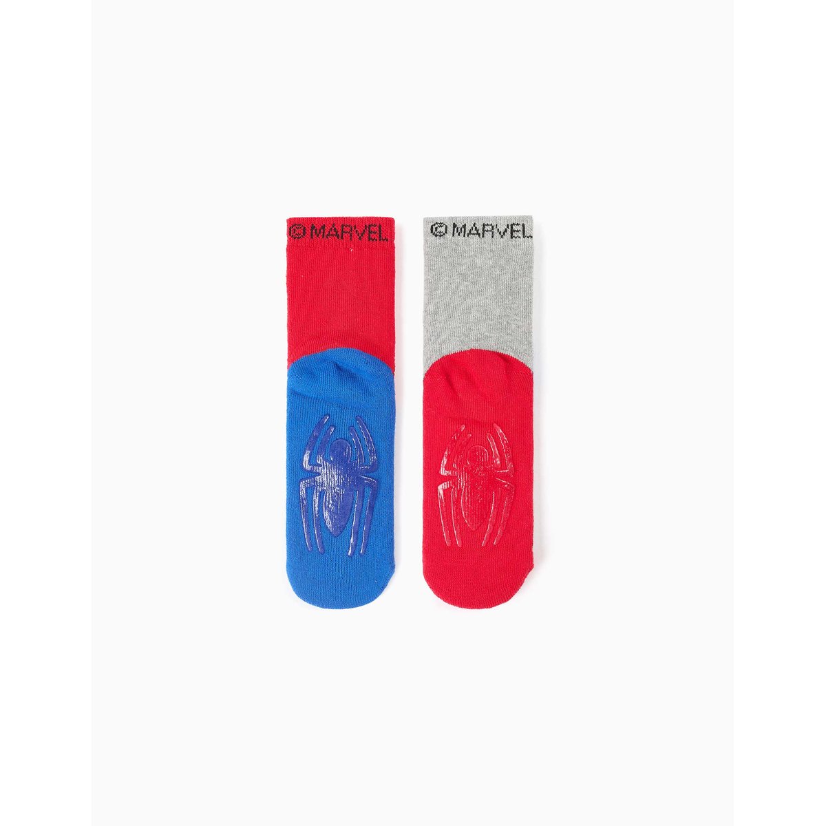 Lot de 2 chaussettes en éponge antidérapantes avec Spider-Man multicolore, ZIPPY