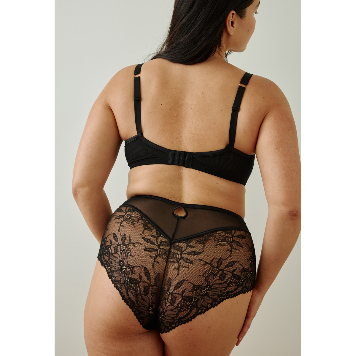 Culotte haute Chiara noir, VARIANCE
