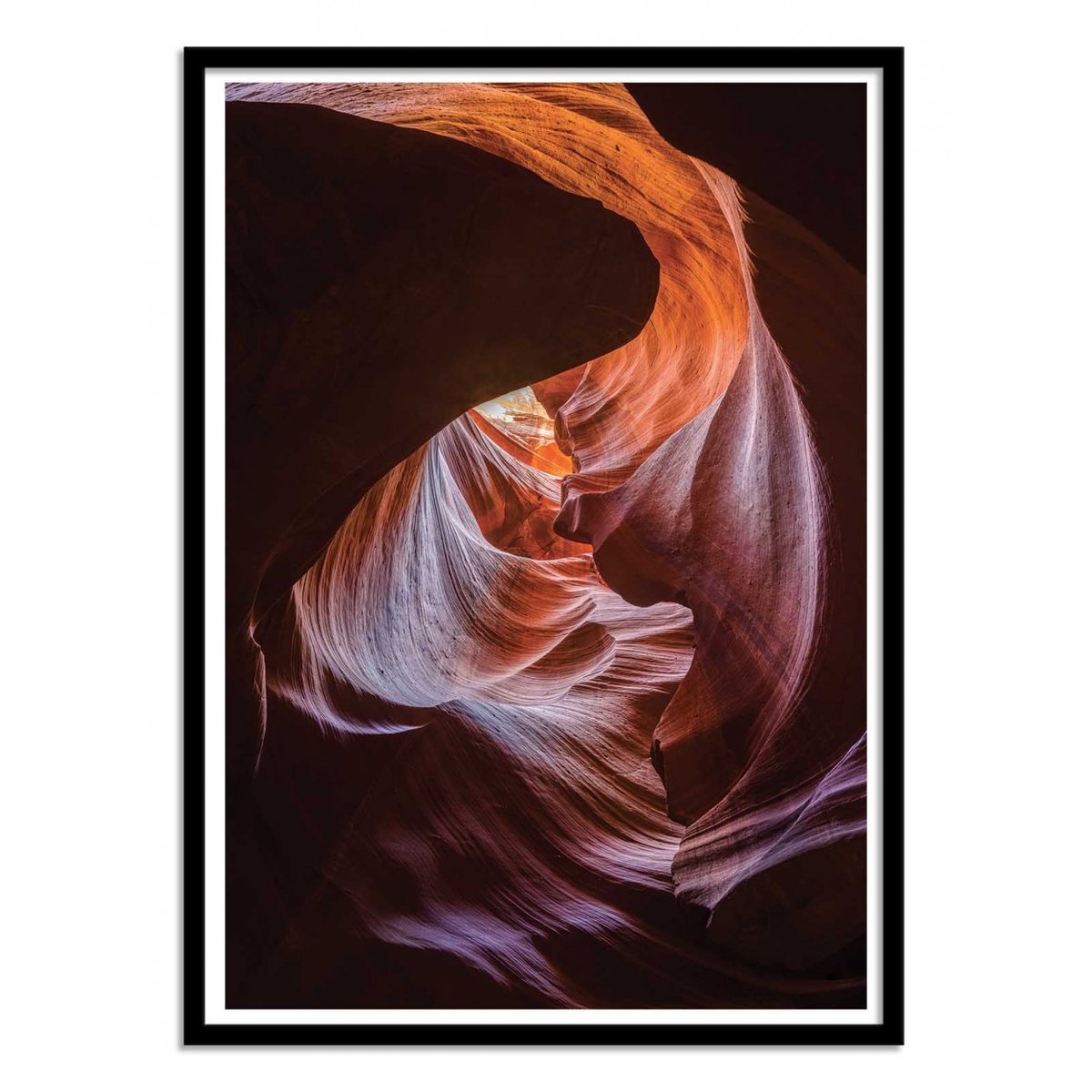 Affiche d’art et cadre noir 50 x 70 cm - Heart Of Fire - Sandipan Biswas affiche d'art, WALL EDITIONS